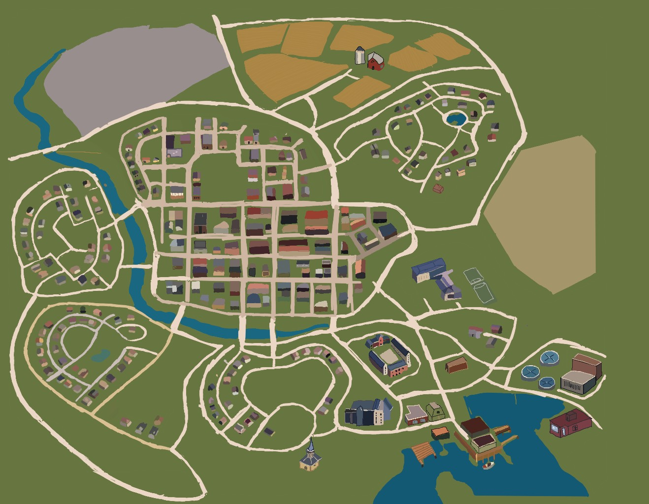 Map of Millhaven